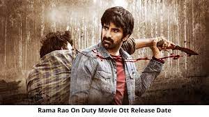 Rama Rao On Duty OTT Release Date and Time Confirmed 2022: