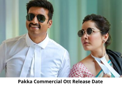 Pakka Commercial OTT Release Date and Time Confirmed 2022: When is the 2022 Pakka Commercial Movie Coming out on OTT Aha?